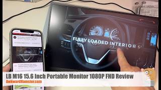 LB M16 15.6 Inch Portable Monitor 1080P FHD Review