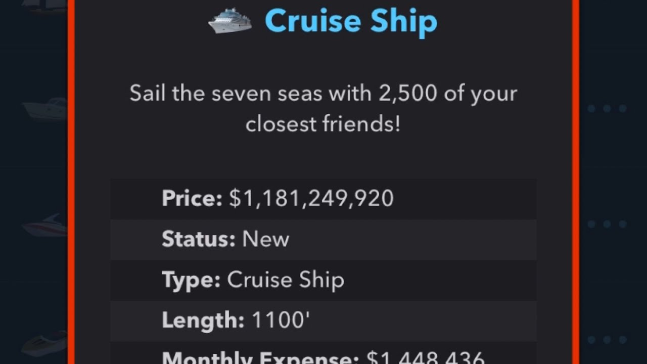 buy a yacht bitlife