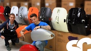 LML frame body set for Vespa fully painted - choose color & model