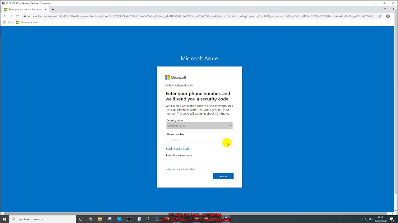 Hướng dẫn sử dụng tài khoản Azure và nâng lên Pay As You Go - YouTube