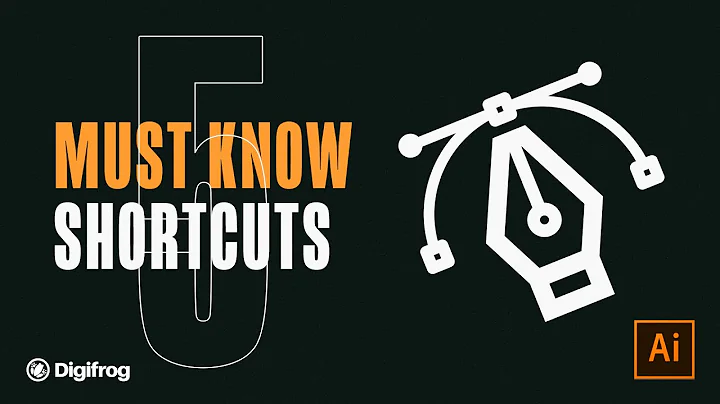 5 MUST KNOW Shortcuts When Using the Pen Tool | Adobe Illustrator Tutorial