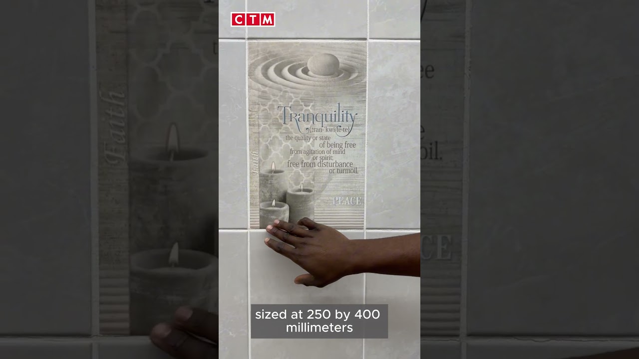 Tranquility Ceramic Wall Spotter - 400 x 250mm