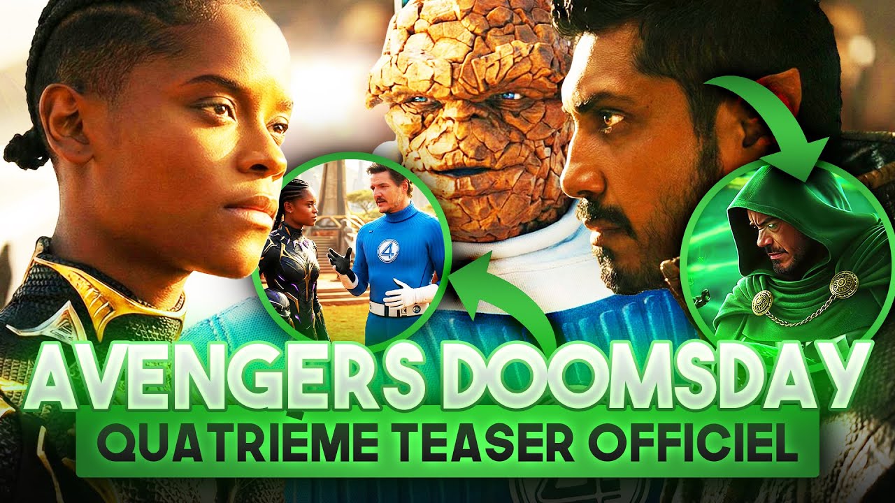 ANALYSE NOUVEAU TRAILER AVENGERS DOOMSDAY (Black Panther, 4 Fantastiques et NAMOR avec DR DOOM ?)