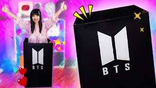 ABRO UNA CAJA MISTERIOSA DE BTS *TE REGALO TODO!* | AKARI BEAUTY