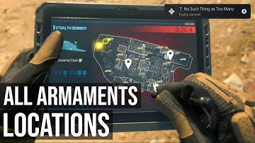 COD MW3 - No Such Thing As Too Many Trophy (Find and Use All Armaments In Open Combat Missions)