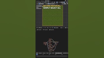 Vloeiende materiaalovergangstruc | Geen scherpe randen meer | #blender3d #shorts #artofabhi #grass