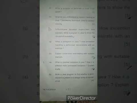 IGNOU BCA/MCA MCS-024 JAVA QUESTION PAPER DECEMBER 2019 |BCA SEMESTER-4| JAVA QUESTION PAPER
