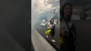 Fire Broke Out Before the Plane Crash in America 🚨 #news