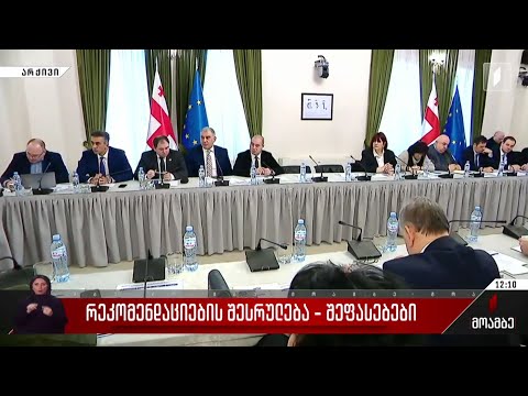 რეკომენდაციების შესრულება - შეფასებები პოლიტიკურ სპექტრში