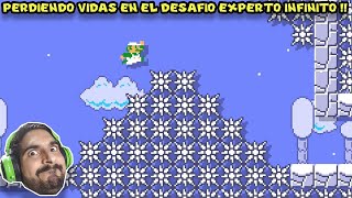 PERDIENDO VIDAS EN EL EXPERTO INFINITO !! - Mario Maker 2 Desafío Experto con Pepe el Mago (#7)