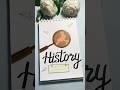DIY Creative Front Page Idea 🤎History #art #frontpage #drawing #diy