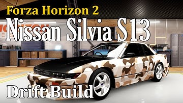 Forza Horizon 2 - V8 Nissan Silvia S13 - Drift Build & Tune (Real Talk)