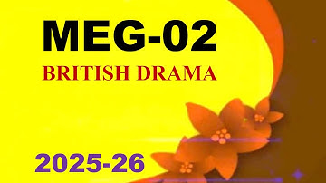 IGNOU MEG-2 Solved Assignment 2025-26 For July 2025 and January 2026 Session