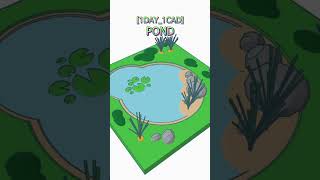 [1DAY_1CAD] POND #shorts #tinkercad #project