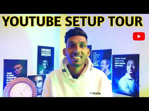 MY YOUTUBE JOURNEY & SETUP TOUR 2022 || The Prady