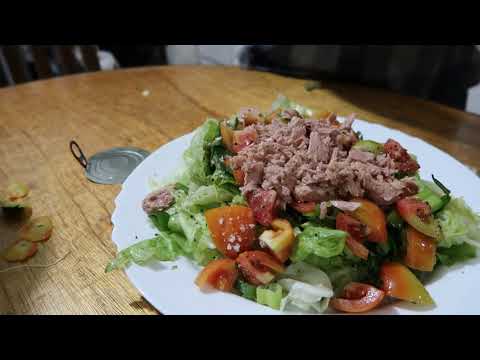 How To Cook Pasta With Broccoli + Spicy Green Salad With Tuna