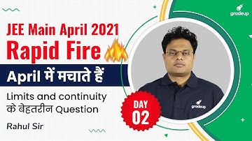 Limits and continuity | Maths | Important Concepts and Ques | JEE Main Apr 2021 | Gradeup