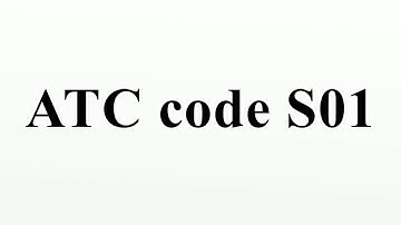 ATC code S01