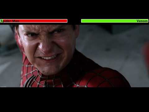 Spider-Man 3 (2007) Final Battle With Healthbars