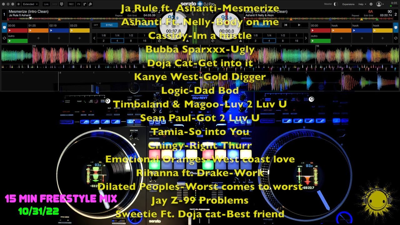 15 min freestyle DJ mix 10/31/22 Ft.Doja cat,Tamia,Rihanna, Saweetie