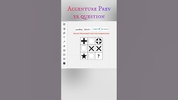 Can u solve ? Abstract Reasoning : Accenture cognitive assessment 2023 #accenture