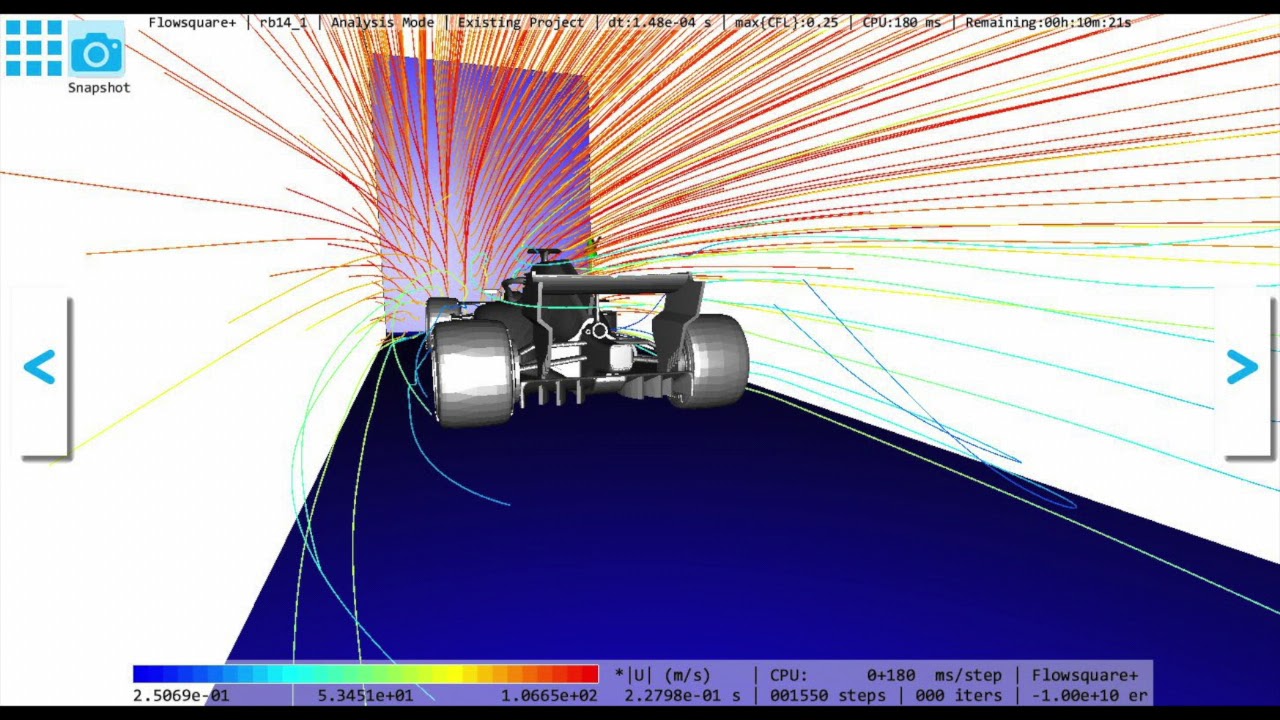 Flowsquare でお手軽エアロダイナミクスシミュレーション遊び 43racephotos