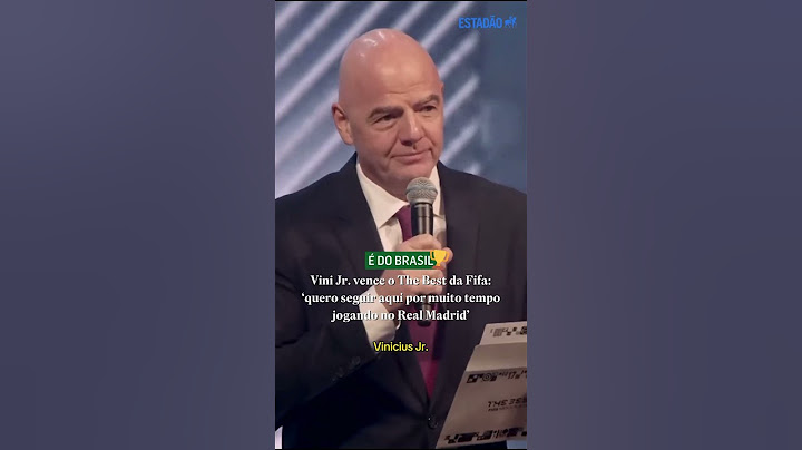 É DO BRASIL! 🏆 VINI JR. vence THE BEST da FIFA: 'quero seguir por muito tempo no Real Madrid'