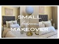 SMALL BEDROOM MAKEOVER/TRANSFORMATION 2021 (START TO FINISH) + ROOM TOUR