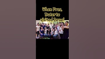 Thumbnail of Pres.Duterte visited Israel