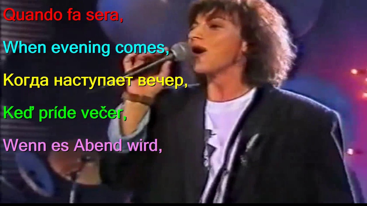 Learn Italian By Gianna Nannini I Maschi The Males Italian English Russian Slovak German Lyrics Youtube