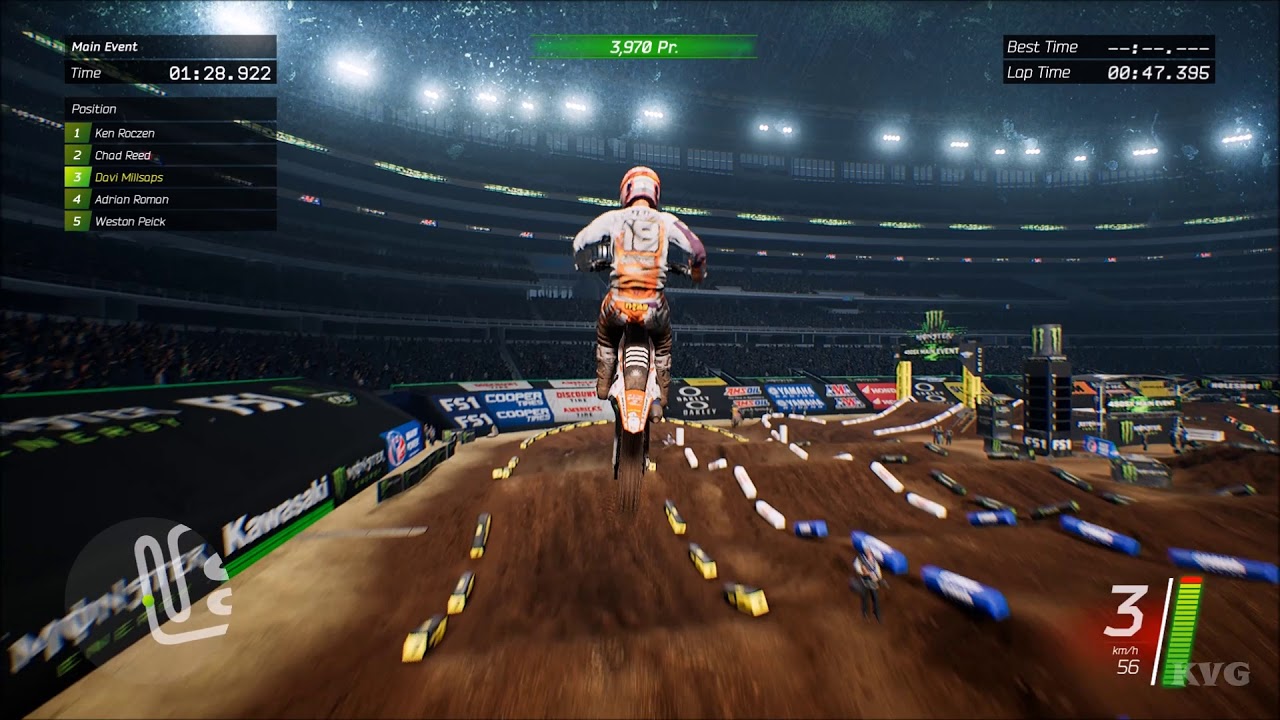 Monster Energy Supercross Arlington (AT&T Stadium) Gameplay (PC HD
