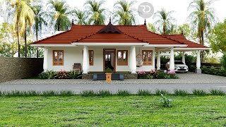 1O CENT | Traditional | 4BHK Home Tour | D5Render | Riddha Designs | Courtyard | 4K | 3d Animation