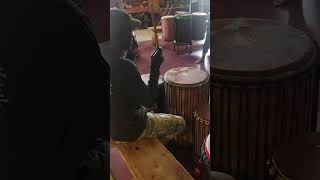 Macrou dundun accompaniment into 2 different bridge parts. listen to djembe break.