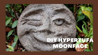 DIY Hypertufa Moonface