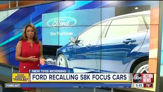 Ford recalling Focus cars that may stall while driving