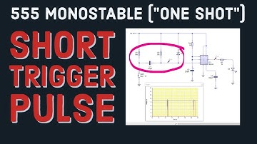 How to design and build a 555 monostable (one shot timer) that is not affected by trigger duration
