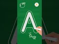 Letter Formation Capital letter A #letterformation #toddlereducation