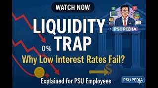 Famous 📊 Liquidity Trap Explained | Why Low Interest Rates Still Fail? (For PSU Employees) Net Worth