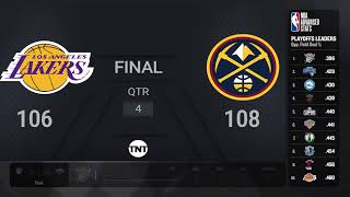 Los Angeles Lakers @ Denver Nuggets Game 5 |#NBAplayoffs presented by Google Pixel Live Scoreboard screenshot 5