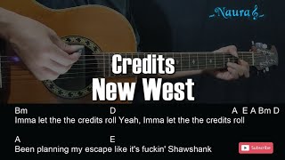 New West - Credits Guitar Chords Lyrics
