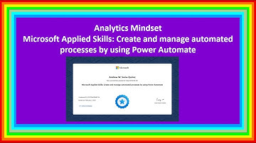 Create and manage automated processes by using Power Automate