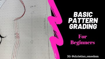 Basic Pattern Grading for Beginners| CHRISTIAN OMESHUN TV