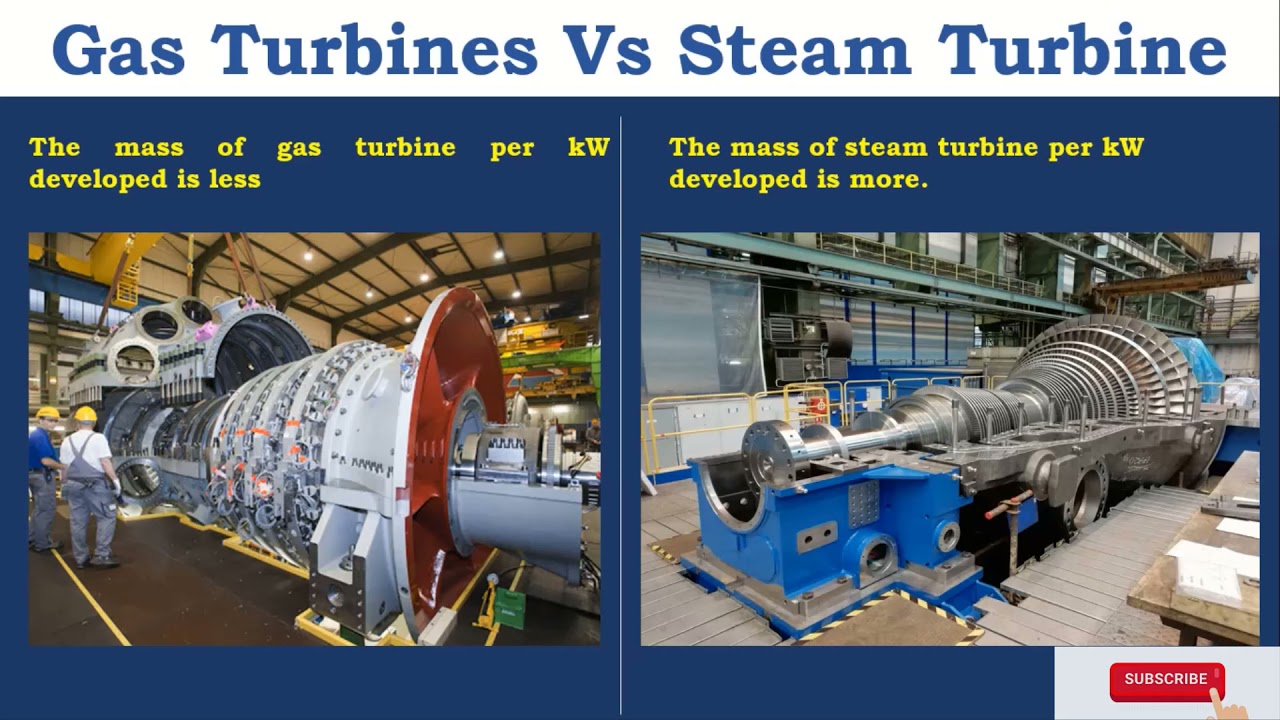 Gas Turbine Engine Vs Steam Turbine Engines YouTube Gas Turbine Engine Vs Steam Turbine Engines YouTube