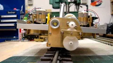 Balancing test of Gyro monorail No.11