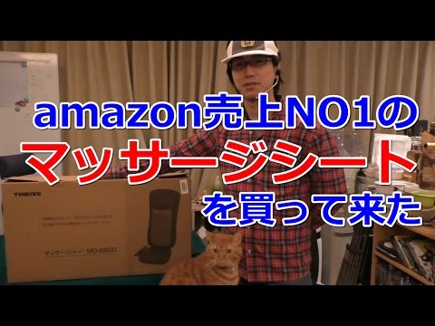 【ゲームのやりすぎで腰が痛い！】Amazon売上げ1位のマッサージシートを買って来た！