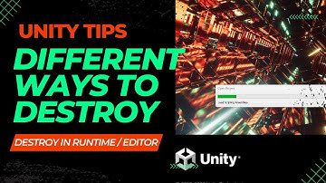 Unity Tips: Different ways to destroy game objects in Unity