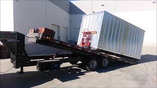 Roadrunner Roll off container at Acme moving & Storage