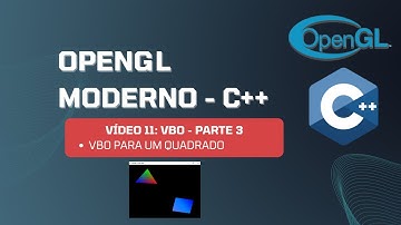 Vídeo 11: OpenGL Moderno - Adicionando um Quadrado (VBO)