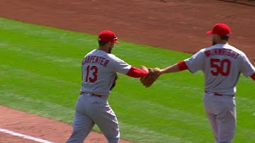 STL@PIT: Carpenter fields grounder, turns two