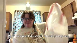 Cleaning a stuffed animal or toy that can't be machine washed with baking soda